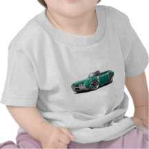 1968 Olds 442 Teal-White Convertible T-shirt