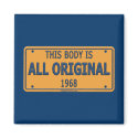 1968 Original Car Body Magnet