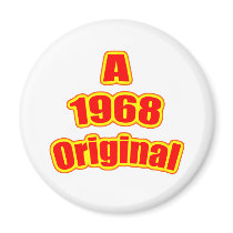1968 Original Red Refrigerator Magnets