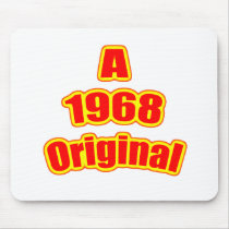 1968 Original Red Mouse Pad