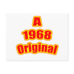 1968 Original Red Post Card