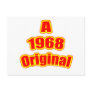 1968 Original Red Post Card