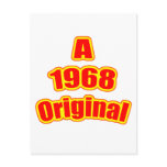 1968 Original Red Post Card