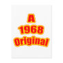 1968 Original Red Post Card