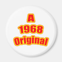 1968 Original Red Refrigerator Magnets
