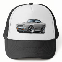 1968 Plymouth GTX Silver-Black Top Car Mesh Hat