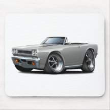 1968 Plymouth GTX Silver Convert Mousepad