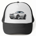 1968 Plymouth GTX White-Black Hood Car Trucker Hats