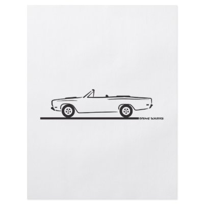 1968 Plymouth Roadrunner Convertible Flyer by frengi