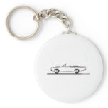 1968 Plymouth Roadrunner Convertible Keychains