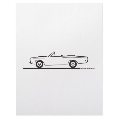 1968 Plymouth Roadrunner Convertible Custom Letterhead by frengi