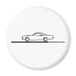 1968 Plymouth Roadrunner Magnets