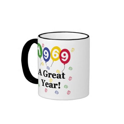 1969 A Great Year Birthday Mugs by birthdayTshirts