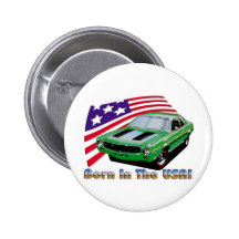 1969 amc  javlin sst pinback button