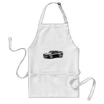 1969 Camaro Black-White Car Apron