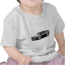 1969 Camaro Black-White Car Tshirts