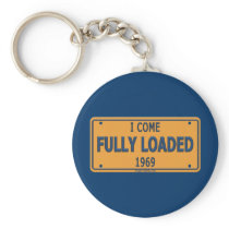 1969 Car Fully Loaded Keychains