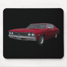 1969 Chevelle SS: Candy Apple Finish: Mousepad