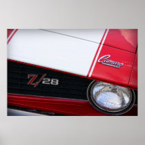 1969 Chevy Camaro Z/28 Red Print