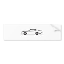 1969 Dodge Charger bumper stickers