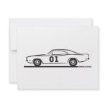 1969 Dodge Charger General Lee Custom Invitations