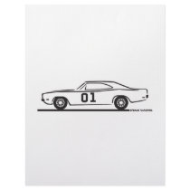1969 Dodge Charger General Lee letterhead
