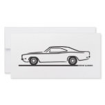 1969 Dodge Charger Photo Card Template