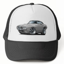 1969 Firebird Grey-Black Top Car Trucker Hat