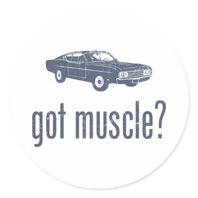 1969 Ford Torino Talladega Stickers by MuscleDude