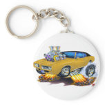 1969 GTO Gold Car Key Chains
