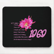 1969 - Hit Songs and the Best Year Ever mousepads