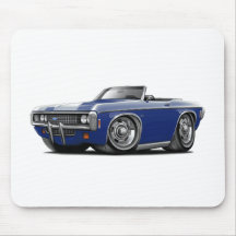 1969 Impala Dk Blue Convert Mousepads