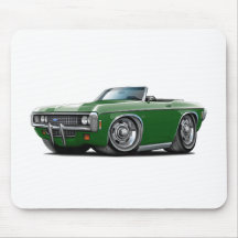 1969 Impala Dk Green Convert Mousepads