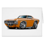 1969 Impala Orange Car Cards