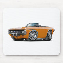 1969 Impala Orange Convert Mousepads