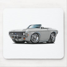 1969 Impala Silver Convert Mouse Pads