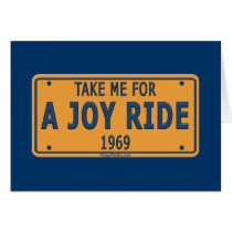1969 Joy Ride Car Greeting Card