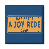 1969 Joy Ride Car Refrigerator Magnet