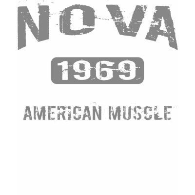 1969 Nova Gifts Tshirt by WideOpenRacewear