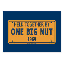 1969 One Big Car Nut Business Card Template