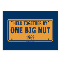 1969 One Big Car Nut Business Card Template
