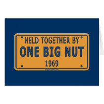 1969 One Big Car Nut Greeting Card