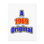 1969 Original Bl Red Postcard