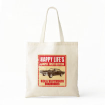 1969 Plymouth Road Runner Canvas Bag