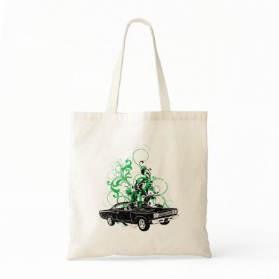1969 Plymouth Road Runner Canvas Bag by MuscleDude