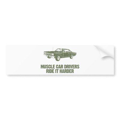 1969 Plymouth Road Runner Bumper Stickers by MuscleDude