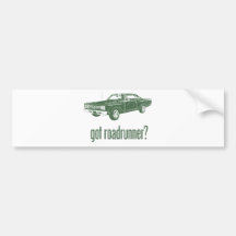 1969 Plymouth Road Runner Bumper Stickers