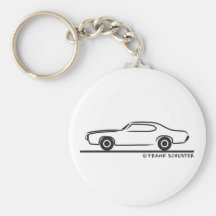 1969 Pontiac GTO Coupe Keychains