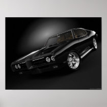 1969 pontiac gto"The judge" - Customized Print