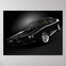 1969 pontiac gto"The judge" - Customized Print
